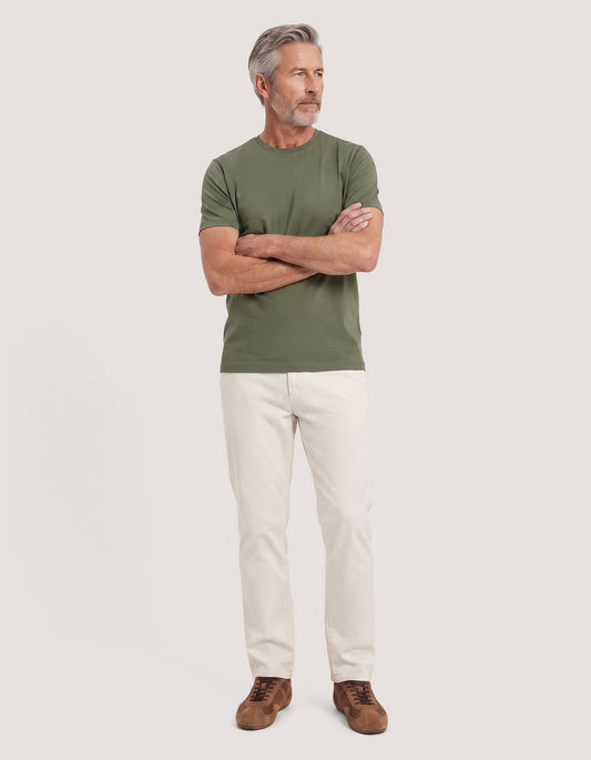 T-shirt en pur coton Supima - Olive