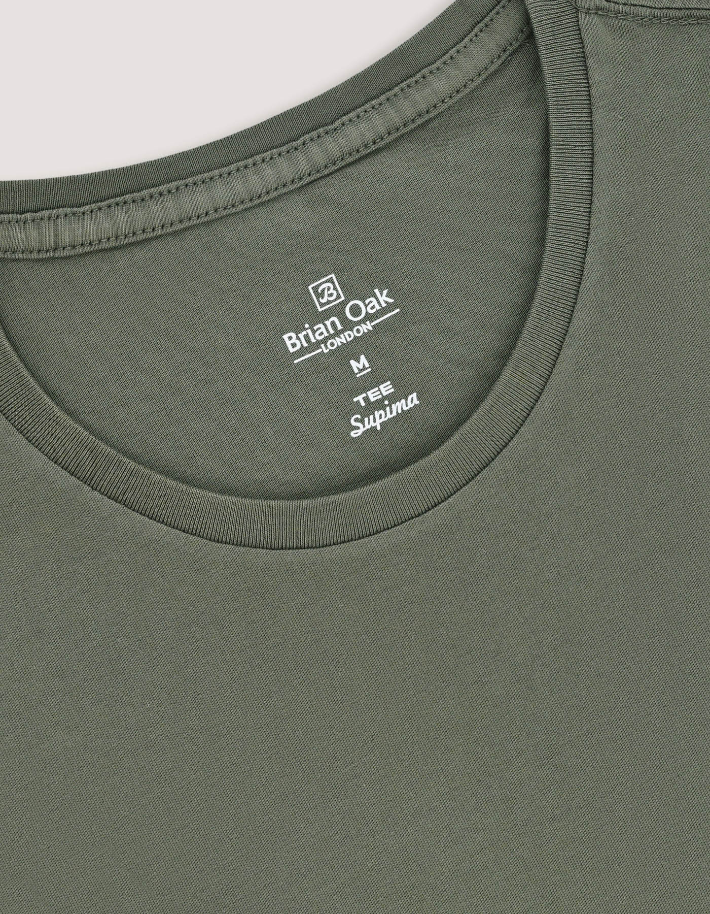 Pure Supima Cotton T-Shirt - Olive