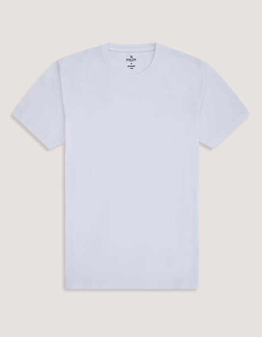 White Plain Cotton T-Shirt