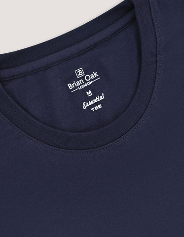 5 Pack Navy Essential Cotton Tees