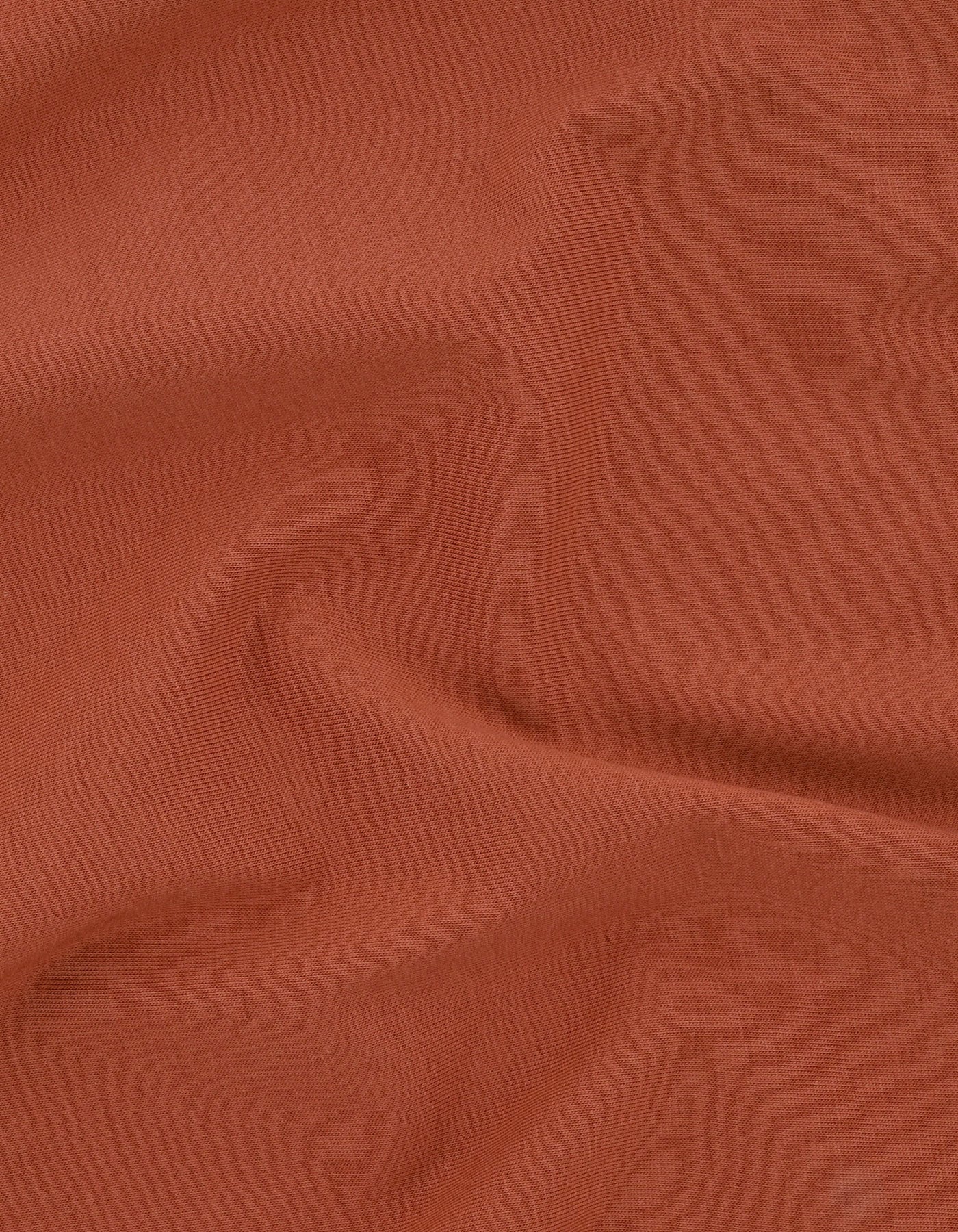 Rust Plain Cotton T-Shirt