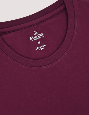 Plain maroon t shirt best sale