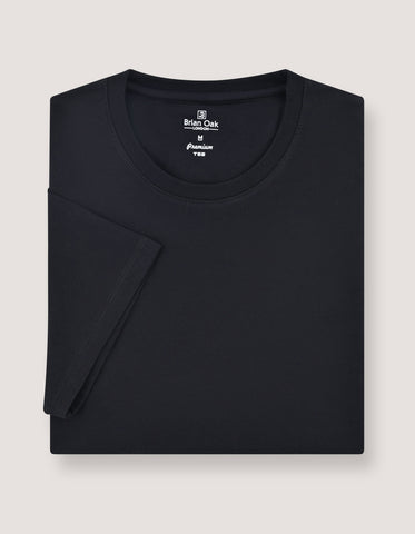 Black Premium Cotton Men’s Tee