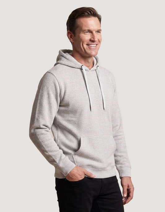 Sweat à capuche Nantucket texturé beige