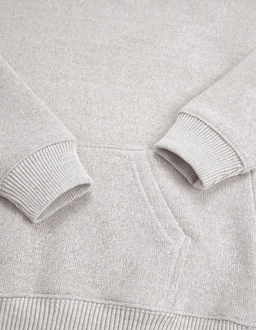 Beige Textured Pullover Nantucket Hoodie