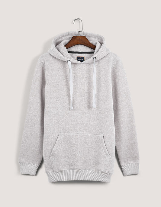 Beige Textured Pullover Nantucket Hoodie