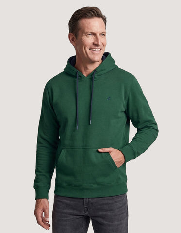 British Green Plain Pullover Fleece Hoodie