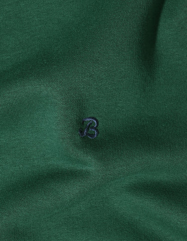 British Green Plain Pullover Fleece Hoodie