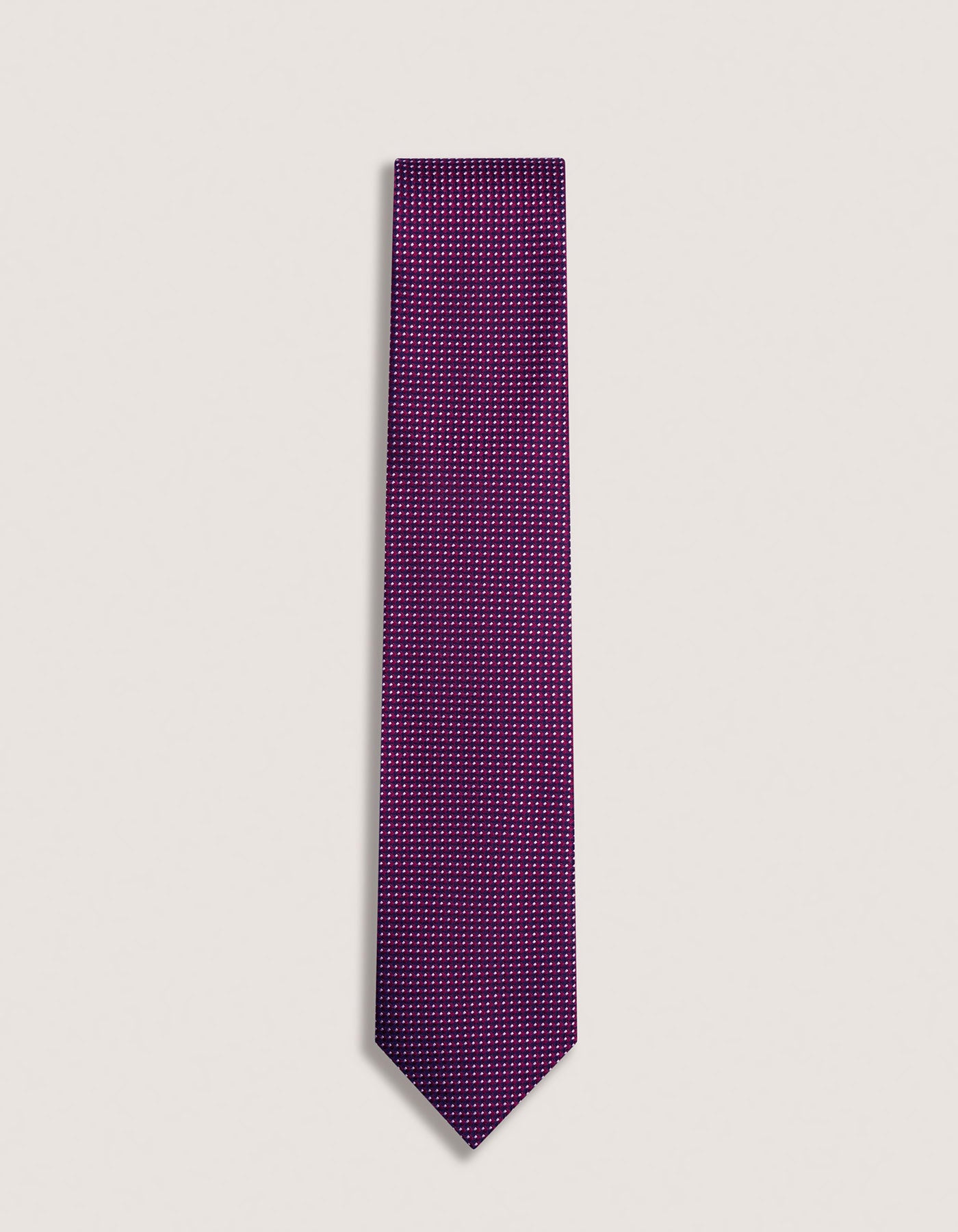 Burgundy Silk Textured Tie