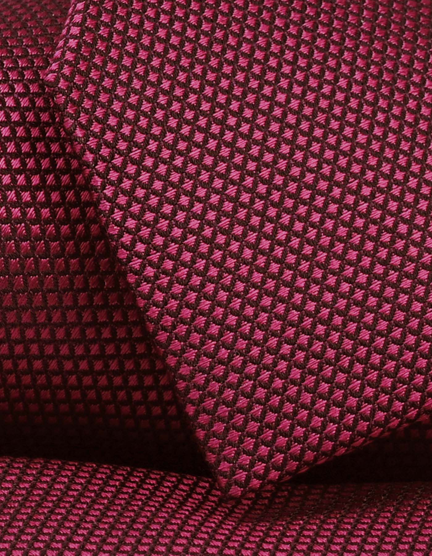 Dark Red Luxury Textured Tie