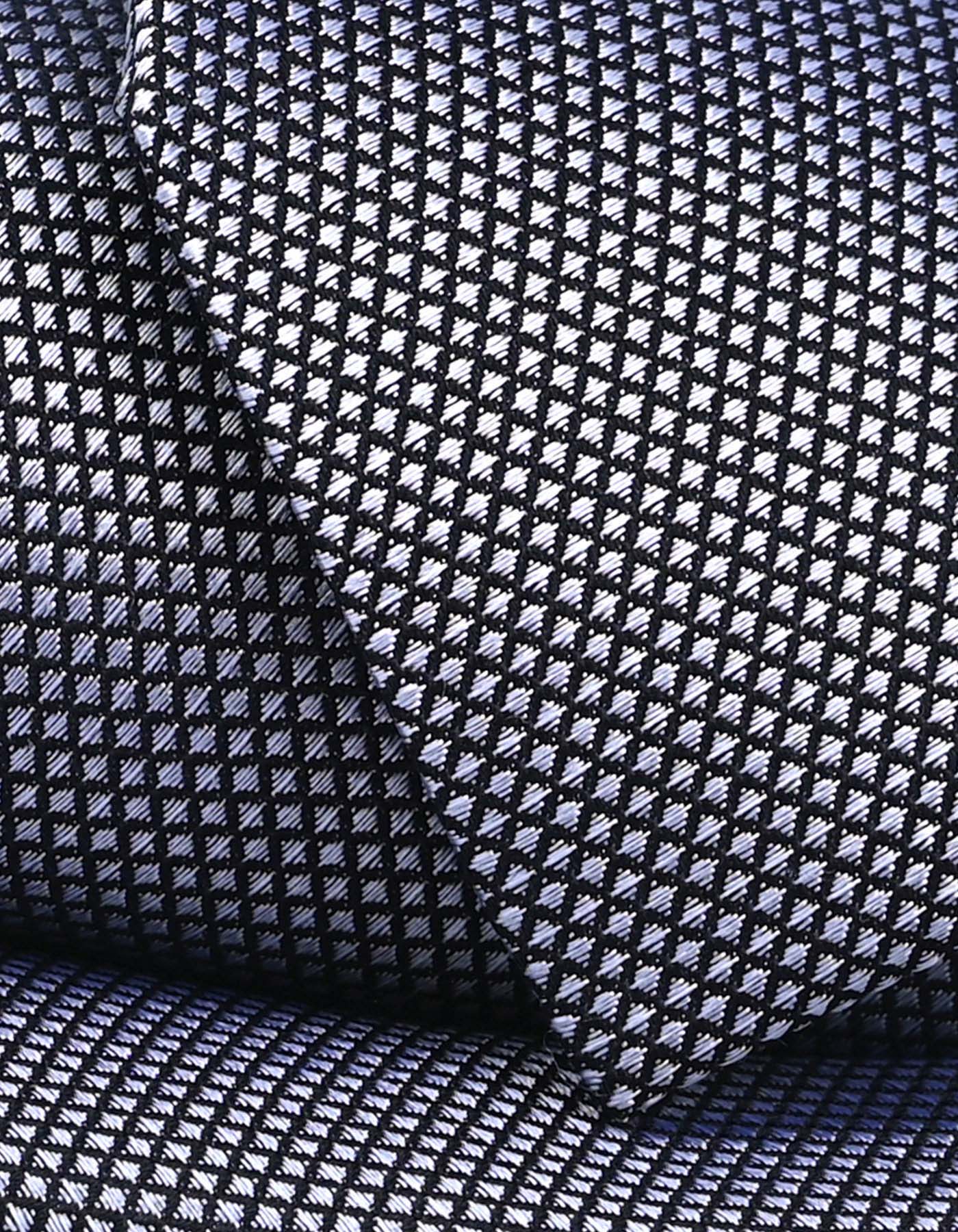 Silver Textured Silk Tie