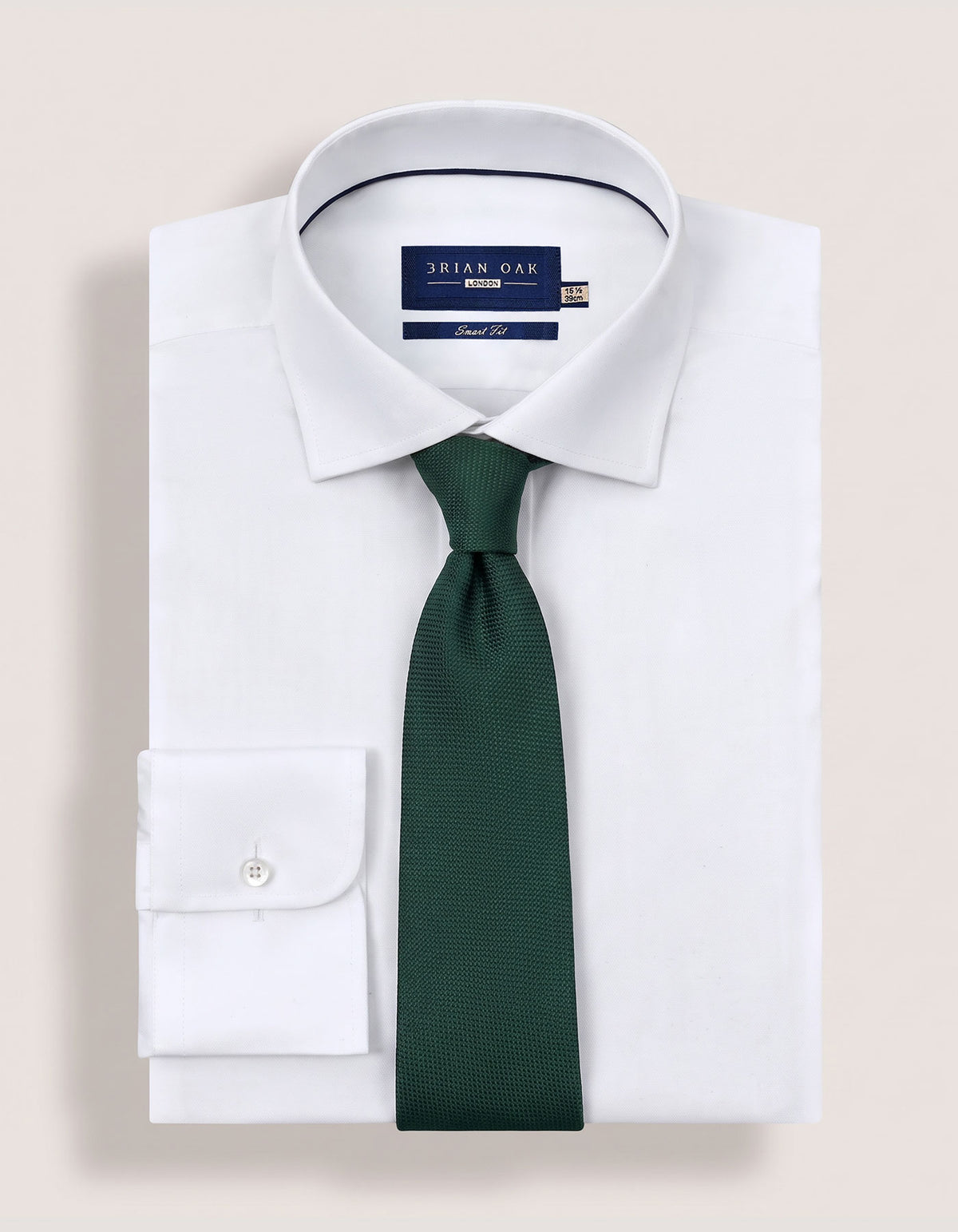Forest Green Textured Silk Tie