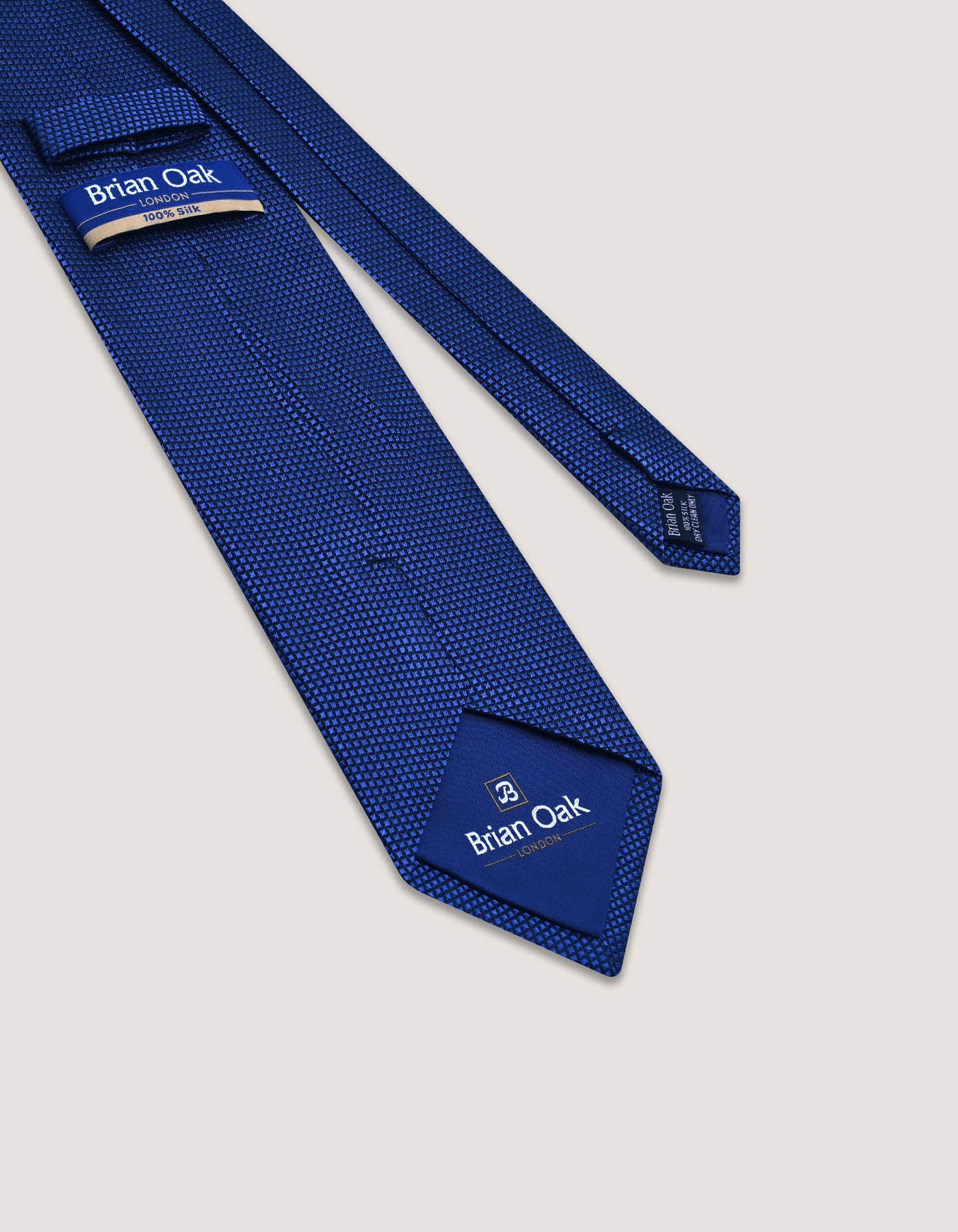 Mid Blue Textured Tie