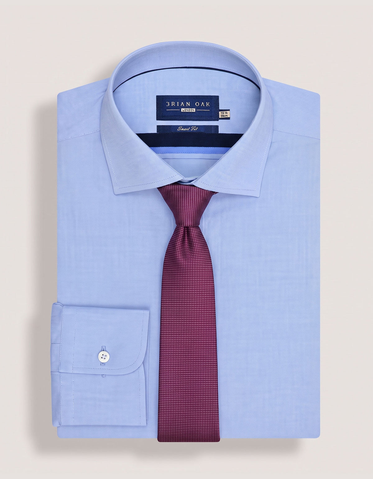 Self Printed Burgundy Silk Tie
