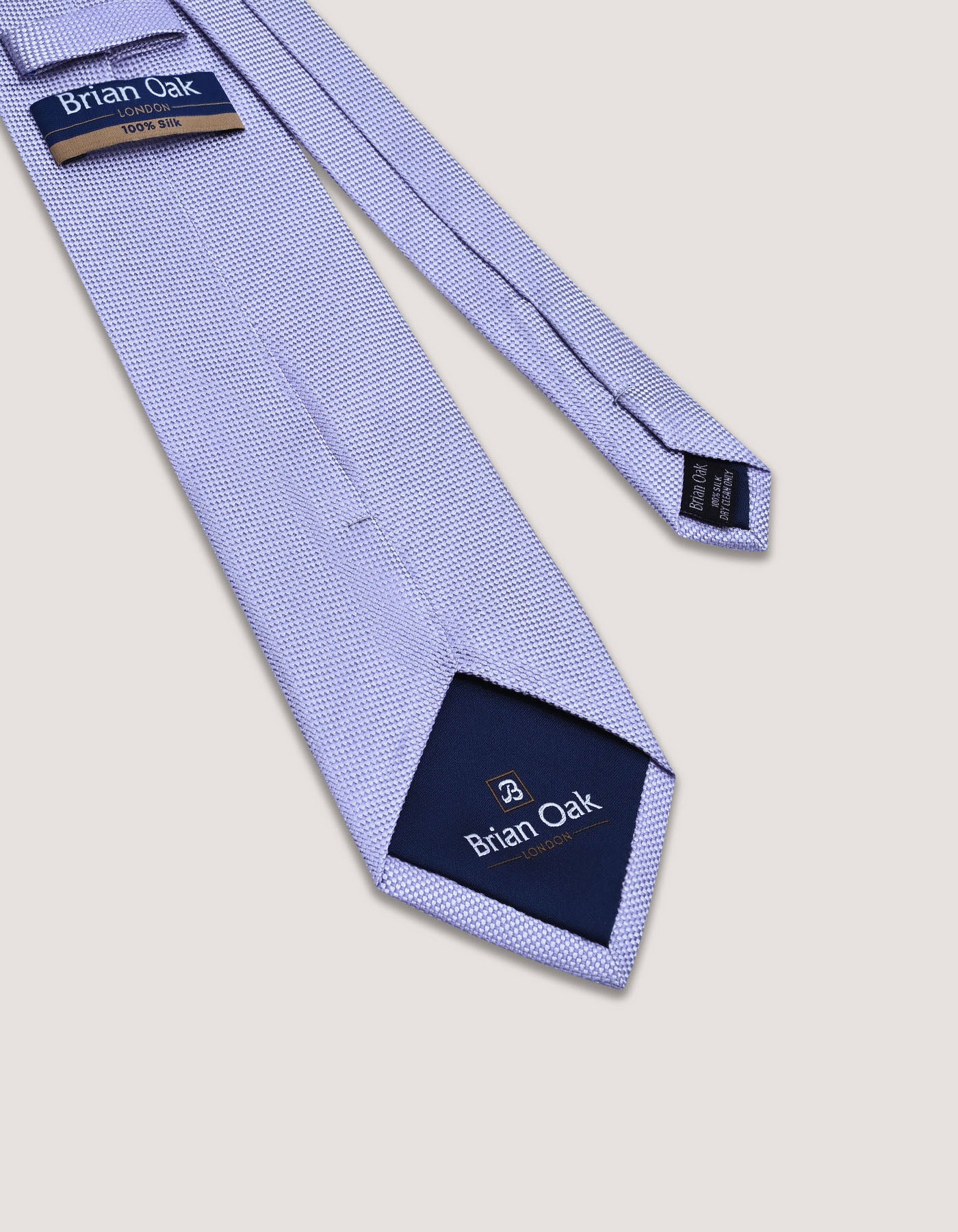 Lilac Silk Self Print Tie