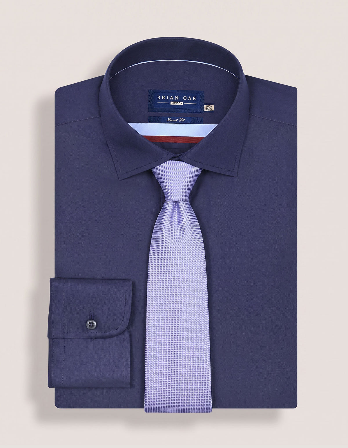 Lilac Silk Self Print Tie