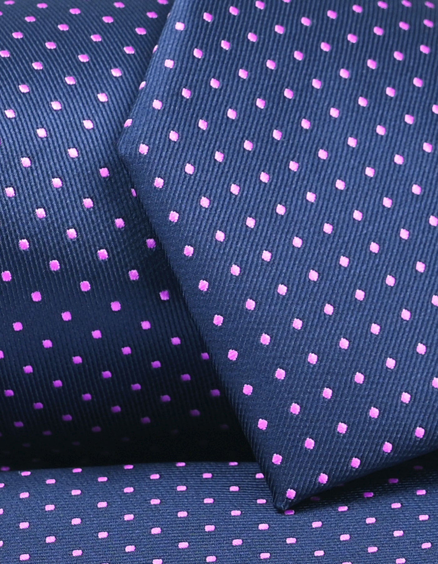 Candy Pink Polka Dot Silk Tie