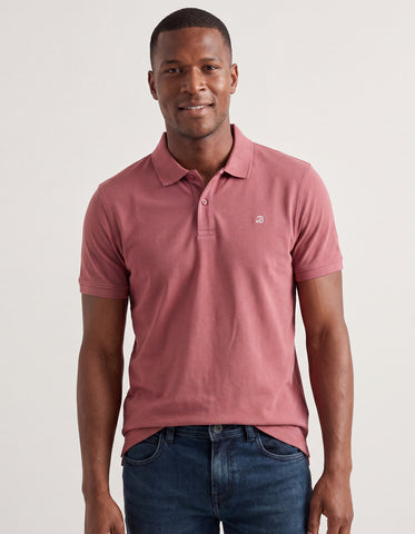 Classic Pique Polo – Warm Pink
