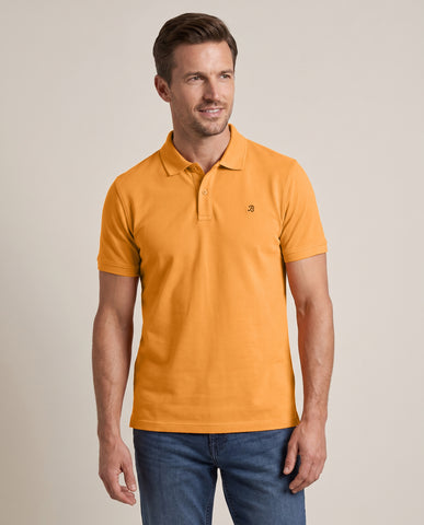Smart Cotton Polo – Apricot