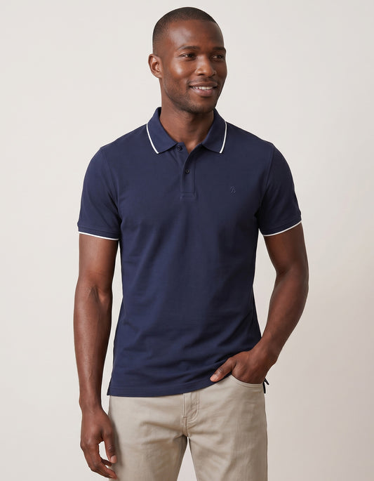 Polo Premium pour homme - Bleu marine