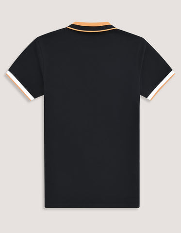 Black Designer Polo Shirt