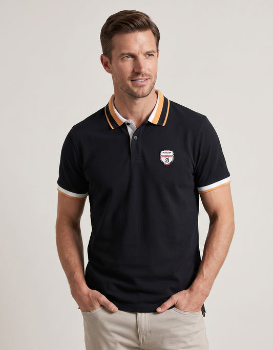 Polo noir de créateur