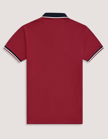 Red Designer Polo Shirt