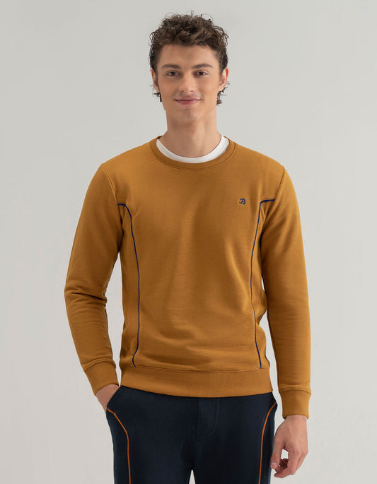 Modern Mustard Crew Neck Sweatshirt