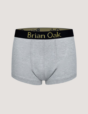 Grey Jersey Stretch Boxer Short