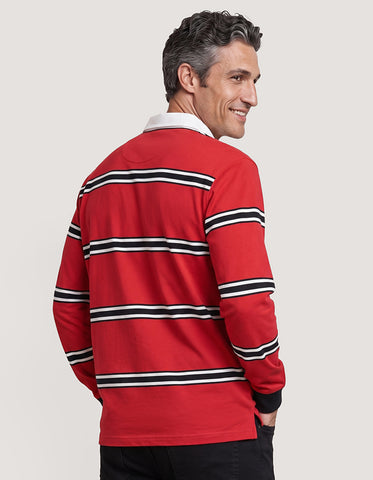 Striped Cotton Jersey Rugby Shirt